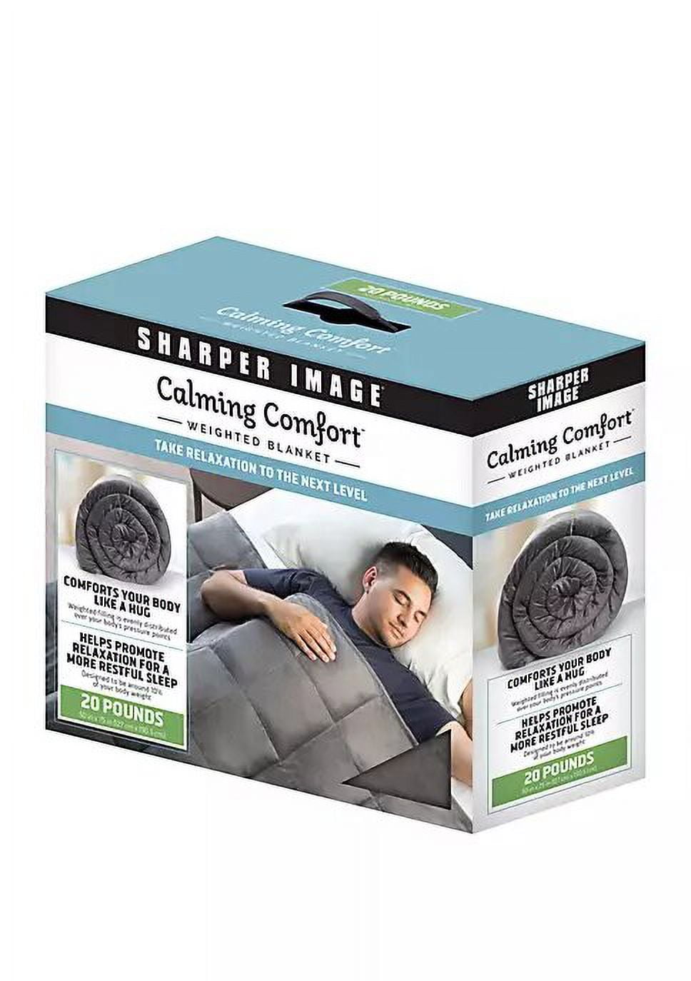 Sharper image 15 lb weighted blanket sale