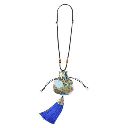 

Empty Sachet Bags Supplies Childs Neck Hanging Perfume Satchel Blue Dragon Boat Festival Hanging Decors Blue