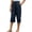 Navy, variant on Luvrsol Capris for Women with Pockets Wide Leg Soft Breathable Casual Daily Cropped Trousers S-3XL