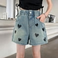 thumbnail image 4 of THJRPQJFD Shorts for Teens Girls Bike Shorts Girl Jeans Size 7-8 Baby Girl Clothes 3-6 Months Camo Clothes for Teen Girls Clothes Warmer Cargo Jeans 3t Clothes Girls, 4 of 7