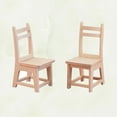 thumbnail image 2 of Arborister Wooden Backrest Chairs Layout Props, 2 of 10