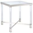 thumbnail image 5 of Safavieh Couture Shawna Glam Steel End Table, Silver, 5 of 7