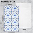 thumbnail image 2 of Hand Towels Set of 2 Evil Eye Towels for Bathroom Soft Absorbent Decorative Hand Bath Towels Dish Towels for Kitchen Sports Gym Yoga Home Decor 14 x 28 in, 2 of 6