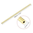 thumbnail image 2 of Uxcell Brass Round Tube, Seamless Pipes Tubing 8mm x 2mm, 2 of 5