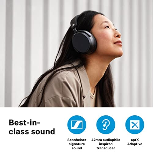 Sennheiser Momentum 4 Wireless Headphones, Bluetooth, 60h Battery