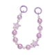 thumbnail image 5 of Llavero con cuentas, pulsera, bolso, cadena de dijes, cuentas de estrella de acrílico, cadena de bolso con cuentas Violeta, 5 of 8