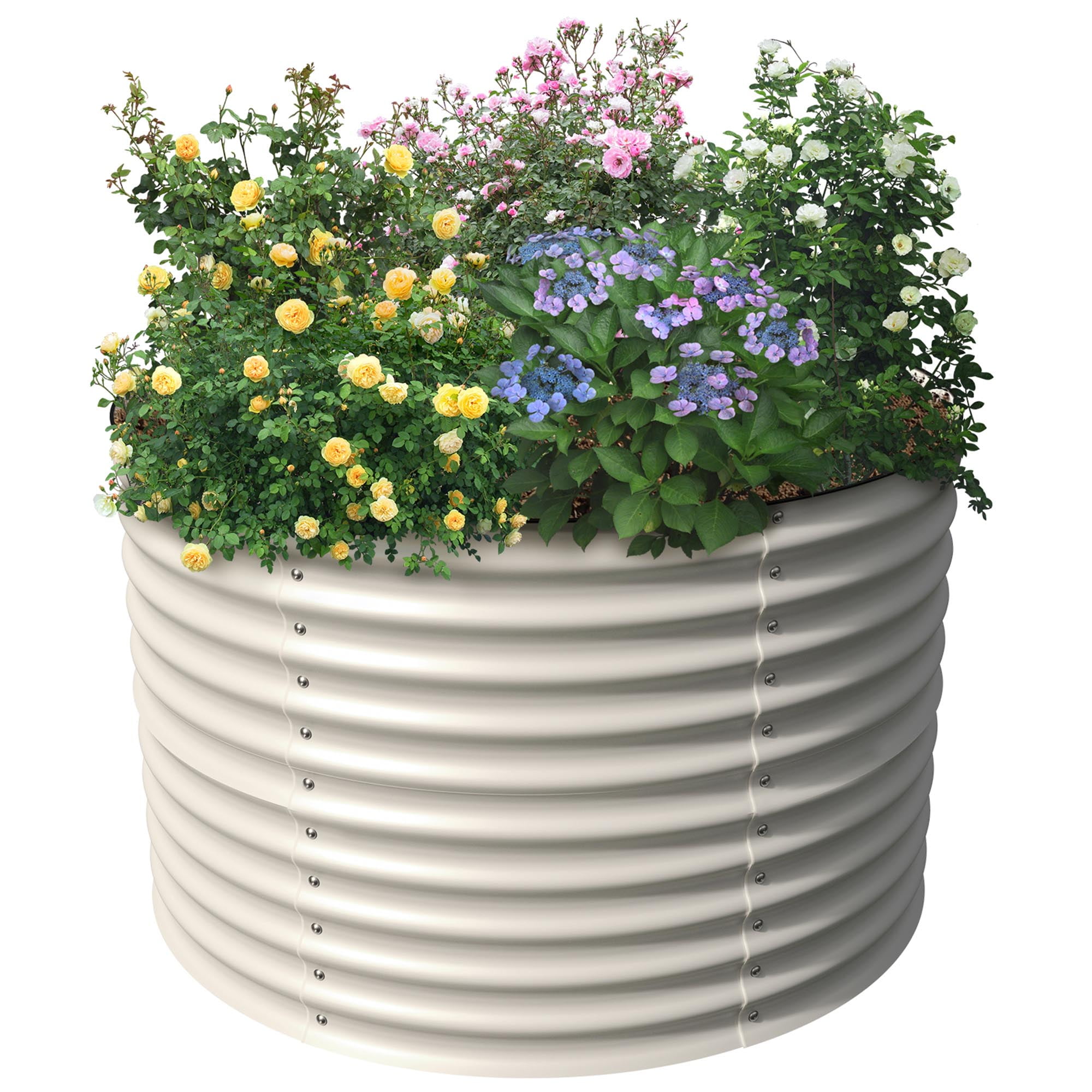 Olle 32" Tall, Olle Raised Beds for Gardening Galvanized Raised Garden