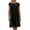 Beige, variant on Yuaqua Cotton Nightgowns for Women Soft Comfy Short Sleeve Scoop Neck Quarter Button Sleepshirts Midi Sleep Dress