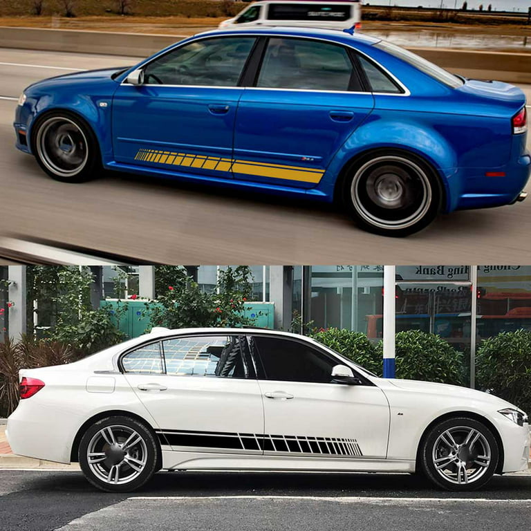 STICKERS DECALS side stripes AUDI A4