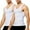 2*White, variant on 2 Pack Mens Compression Shirt Slimming Body Shaper Gynecomastia Tummy Control Workout Tank Top Undershirt