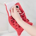 thumbnail image 3 of Quick Dry Soft Absorbent Microfiber Hand Wipe Towel Bathroom Cleaning Cloth with Hanging Rope Kitchen Dishcloth Home Supplies, 3 of 10