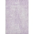 thumbnail image 2 of Addison Rugs Mayfield Washable Transitional Diamond Purple Rectangle Rug, 5' x 7'6", 2 of 6