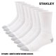 thumbnail image 2 of Calcetines de trabajo STANLEY para hombre, 8 pares, gruesos y acolchados, largos, 2 of 7