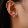 thumbnail image 2 of RSAMD Stainless Steel Swallow Earring Cute Little Bird Ear Studs Pendientes Jewelry-Steel, 2 of 7
