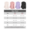 thumbnail image 2 of BadPiggies Women's Blouses Puff Sleeve Tunic Tops V-Neck Long Sleeve Casual Fall Shirts (2XL, Beige), 2 of 8