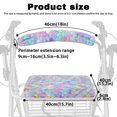 thumbnail image 6 of HELLHERO Coloured Scales Seat and Backrest Covers Rollator Seat Back Cover Breathable Non-Slip Fit Comfortable for Elderly Adults, 6 of 7