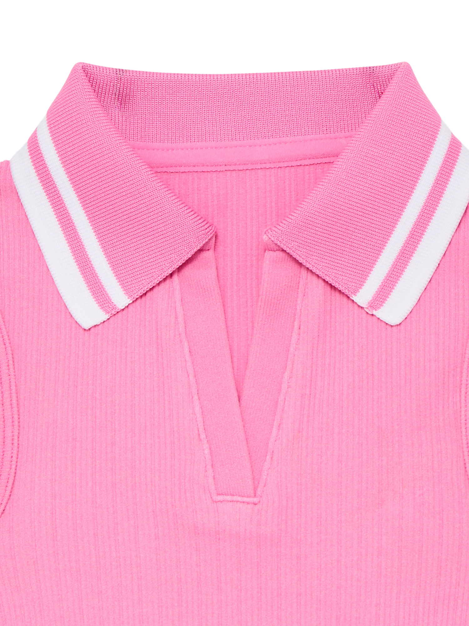 Athletic Works Girls Active Tennis Polo, Moisture Wicking, Sizes 4-18