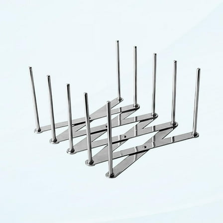 Pot Lid Holder, Adjustable Pot Lid Organizer, Kitchen Cabinet Pantry and Rack Holder Pot Lid Organizer