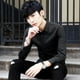 thumbnail image 2 of Camisa formal de negocios de manga larga para hombre, color negro, para oficina, con botones, estética, para verano, talla XXL, 2 of 5