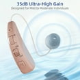 thumbnail image 5 of Delmicure Hearing Aids for Seniors with Charging Base, 8-Level Volume, Rechargeable, Digital, VHP-1505 Beige, Single, 5 of 7