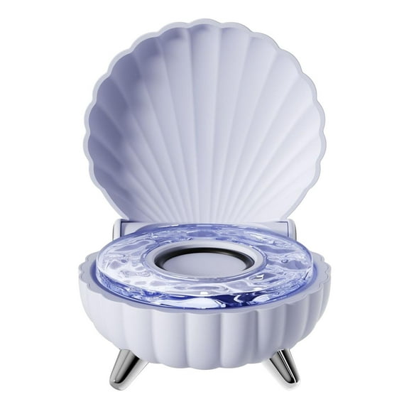 Byujiro Shell-Shaped Bluetooth Speaker, Cute Seashell Design Wireless Portable Speaker Outdoor Speaker for Beach, Pool Party, Home Decor & Gift Ideas