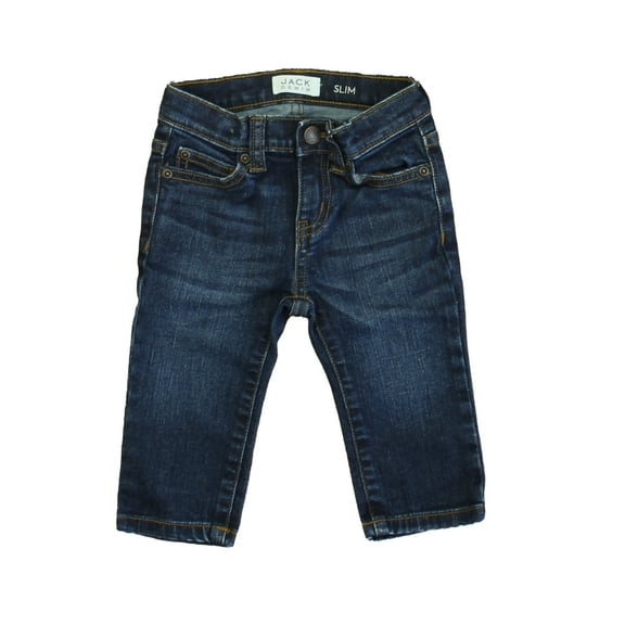 Pre-Owned Janie and Jack Boys Blue Jeans size: 6-12 Months (Good)