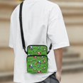 thumbnail image 3 of FUIALDOLG Polyester Crossbody Bags with Tractor Print, Zipper Pockets Portable Shoulder Purse for Daily Work and Travel, 3 of 7