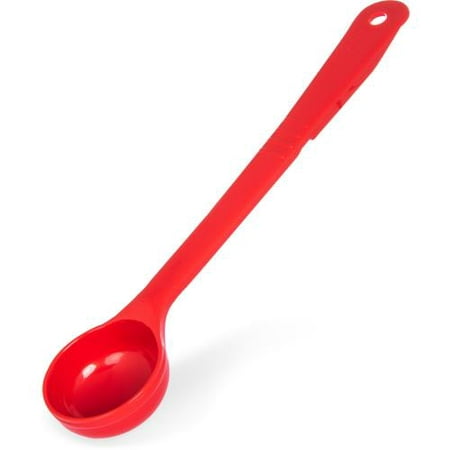

Carlisle 396005 Solid Long Handle Portion Control Spoon 2 oz Red