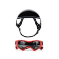 thumbnail image 2 of Casco para perros Greeniant con gafas para gatos suministros para mascotas tipo 33 S, 2 of 6