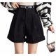 thumbnail image 1 of Jumpingount Pantalones cortos para mujer, para fiesta, banquete, senderismo, viajes, pantalones cortos sexis de cintura alta, ropa de calle negra Type3 NO3, 1 of 6