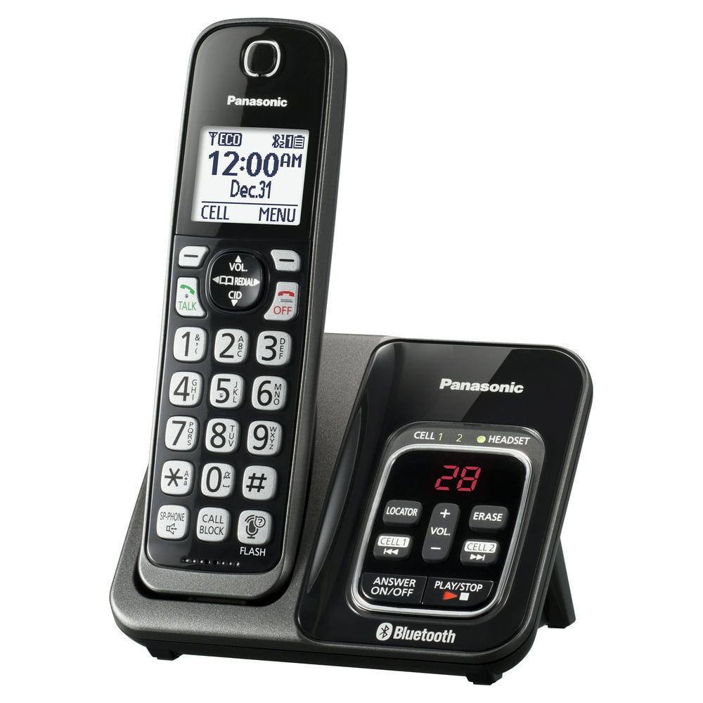 Panasonic KXTG3760 Link2Cell Cordless Phone with Answer Machine