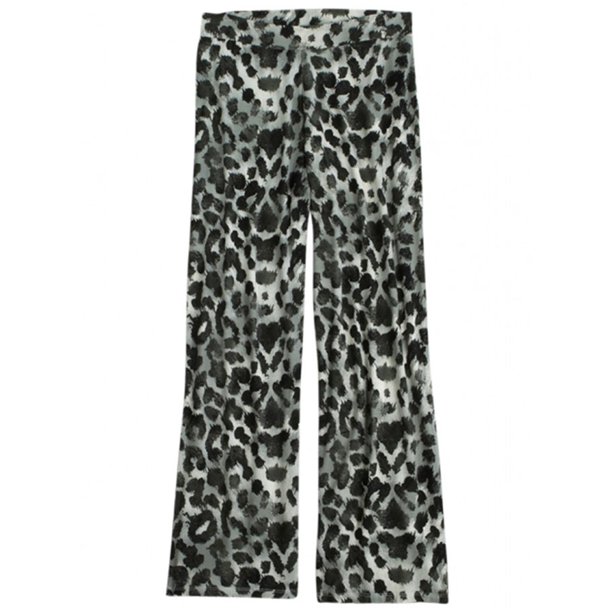 Pantalones informales con estampado colorido de Justice Girls, gris, 5 Justice Salón