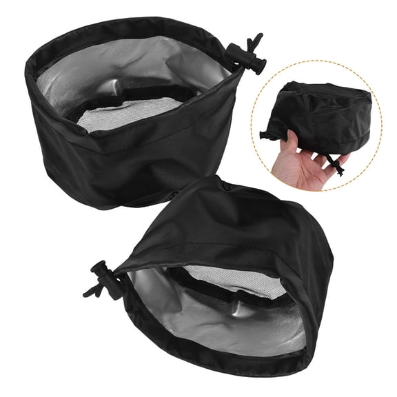 UPOUART 4-Pack Breathable Oxford Cloth Grow Tent Vent Covers with Filter and Elastic Band