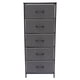 thumbnail image 3 of Cajonera Vertical Gris 5 Cajones 45x30x113 cm Ideen, 3 of 3