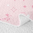 thumbnail image 5 of Erosebridal Kawaii Ribbon Bowtie Kids Twin Quilt Set,Girls Pink Bow Twin Coverlet Set,2-Piece, 5 of 7