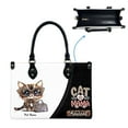 thumbnail image 5 of Puma Cat Bag, Personalized Leather Handbags For Women - Personalized Bag with Name - Tote Bags for Mom Grandma - Custom Gifts Ideas for Her, Gift for Cat Lover, Cat Mom, 5 of 7