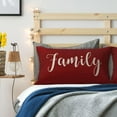 thumbnail image 2 of Family Inspirational Words Pillow Cover 12x20 Inch Lumbar Cotton Linen Cushion Case for Sofa Couch Bed Home Decor Personalize Your Space with Meaningful Messages (32), 2 of 6