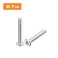 thumbnail image 3 of Unique Bargains M3x0.5x20mm 50Pack Metal Flat Round Head Screws Phillips Drive Machine Bolt, 3 of 5