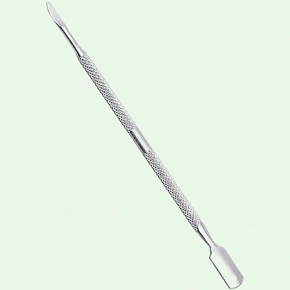 Dual-Headed Nail Steel Pusher, Professional Manicure Tool for Cuticle Care and Dead Nail Removal