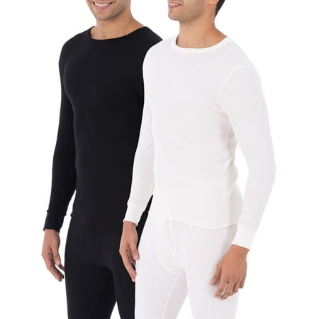 Fruit of the loom SUPER VALUE 2 Pack Thermal Underwear Waffle Crew