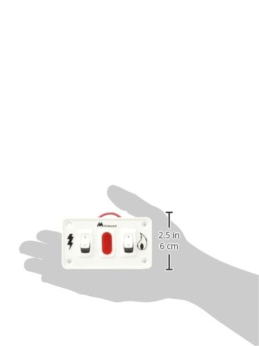 Dometic | RV Water Heater Power Switch | 91230 | Gas and Electric | White