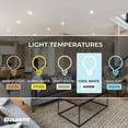thumbnail image 5 of Bulbrite Pack of (2) LED 6'' Round Recessed Downlight Fixture with Metal Jbox  75W Equivalent  3000K/Soft White  White Finish, 5 of 5