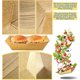 thumbnail image 4 of Bandejas de comida MotBach, papel kraft, 3 libras, 100 unidades, desechables, 4 of 7