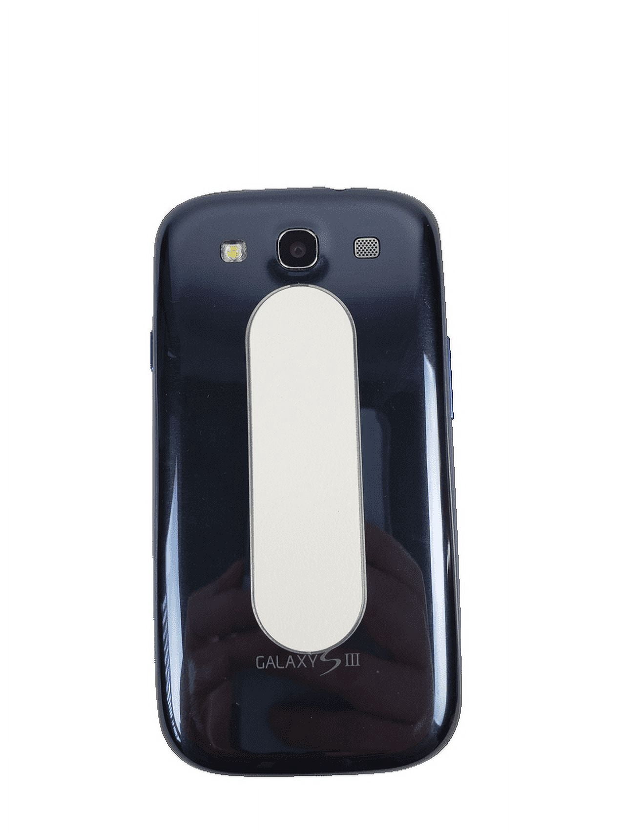 Novelty Max White Phone Grip Strip – Single Count Pack/Leather Series