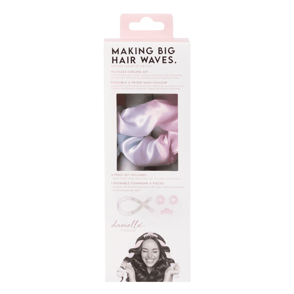 Danielle Creations Bigoudis sans chaleur, Pastel