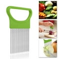 thumbnail image 2 of HauiWeiLyai Tomato Vegetables Cutting Aid Guide Slicing Cutter Safe Fork,Kitchen & Home Easy Must Have, 2 of 5