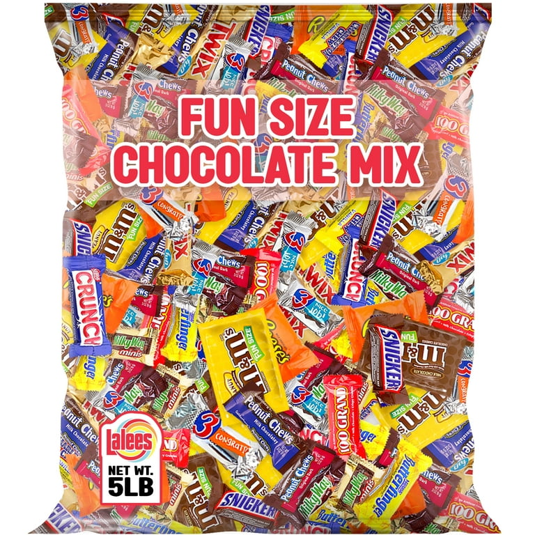 M&M'S Original, Peanut, Peanut Butter & Caramel Variety Pack Super Bowl  Chocolate Candy Bars Assortment, 55 Pieces