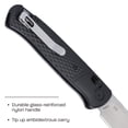 thumbnail image 4 of CRKT Counterpart Everyday Carry Folding Knife with Crossbar Lock: 12C27 Steel Plain Edge Blade, Black Glass-Reinforced Nylon Handle, K430KXP, 4 of 5