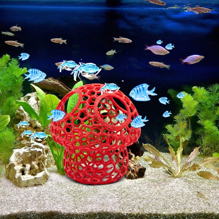 fish pot accessories Tank Aquarium Decorations Plants, 9pcs Green Fish Tank Decorations Plants and Cave Rock Decoration Decor Set, Aquarium Decor Plastic Plants : Pet Supplies which has high durability Small Fish Tank Decorations, Fish