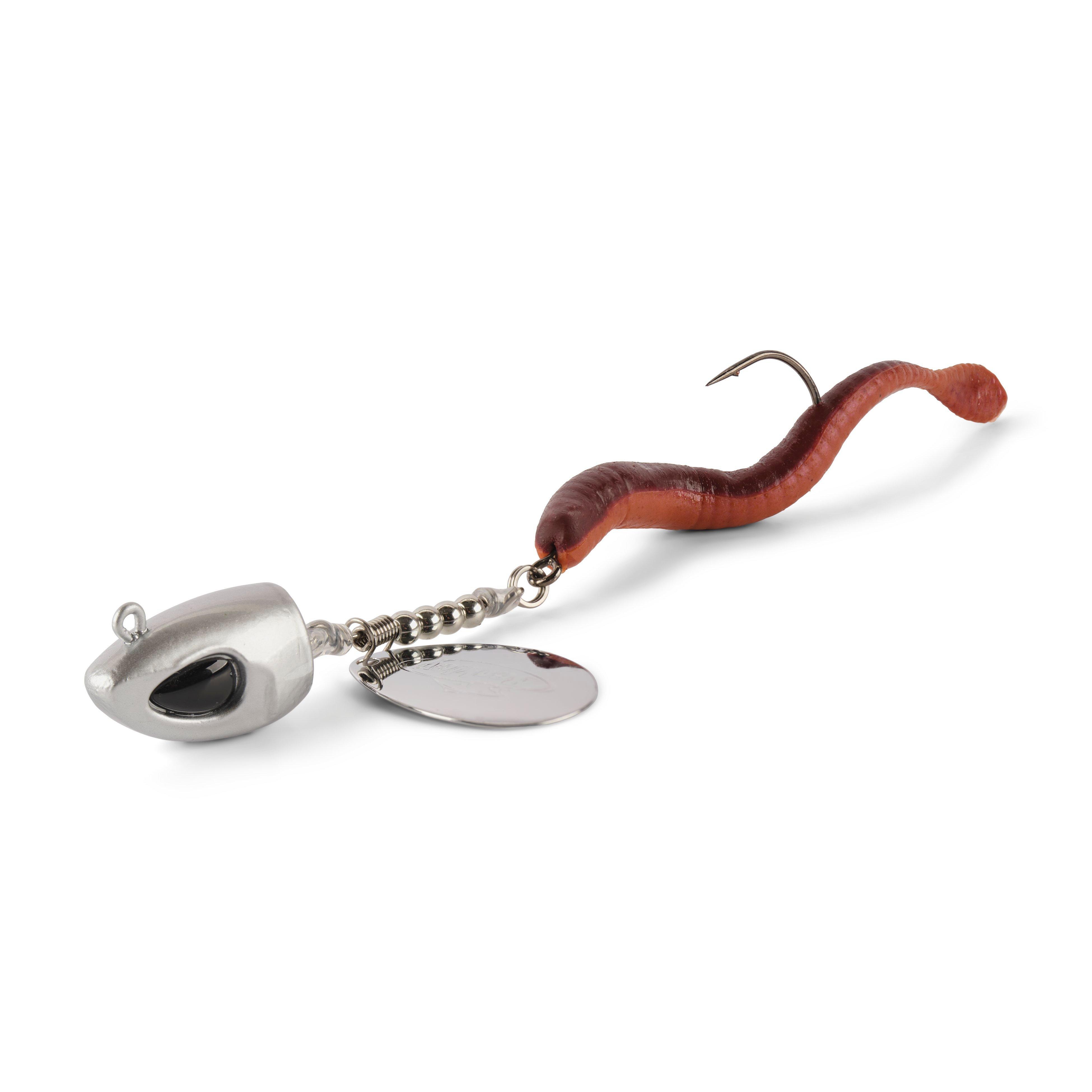 Berkley Bladed Rawler Jig, 1/0, Straight Chrome